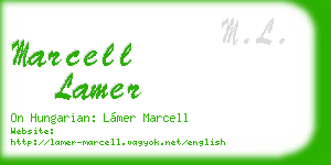 marcell lamer business card